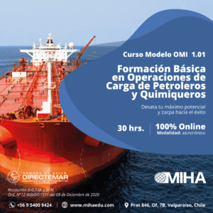 Curso Modelo OMI 1.01 - "Formación Básica en Operaciones de Carga de Petroleros y Quimiqueros"