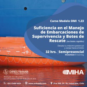 Curso Modelo OMI 1.23 - "Competencia en el Manejo de Botes Salvavidas y Botes de Rescate"