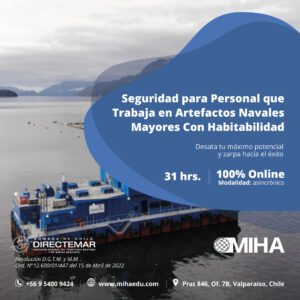 "Curso de Seguridad para Personal que Trabaja en Artefactos Navales Mayores con Habitabilidad"